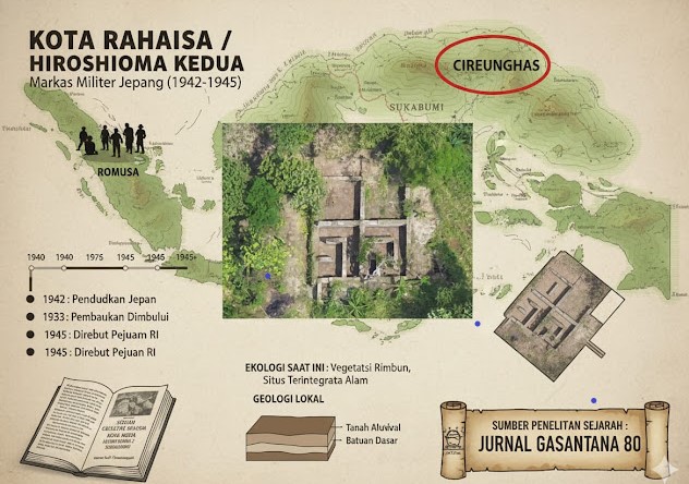 Jejak Kompleks Militer Jepang di Cireunghas Sukabumi: Kajian Awal atas Situs Pertahanan dan Industri Perang Masa Pendudukan Jepang (1942–1945)