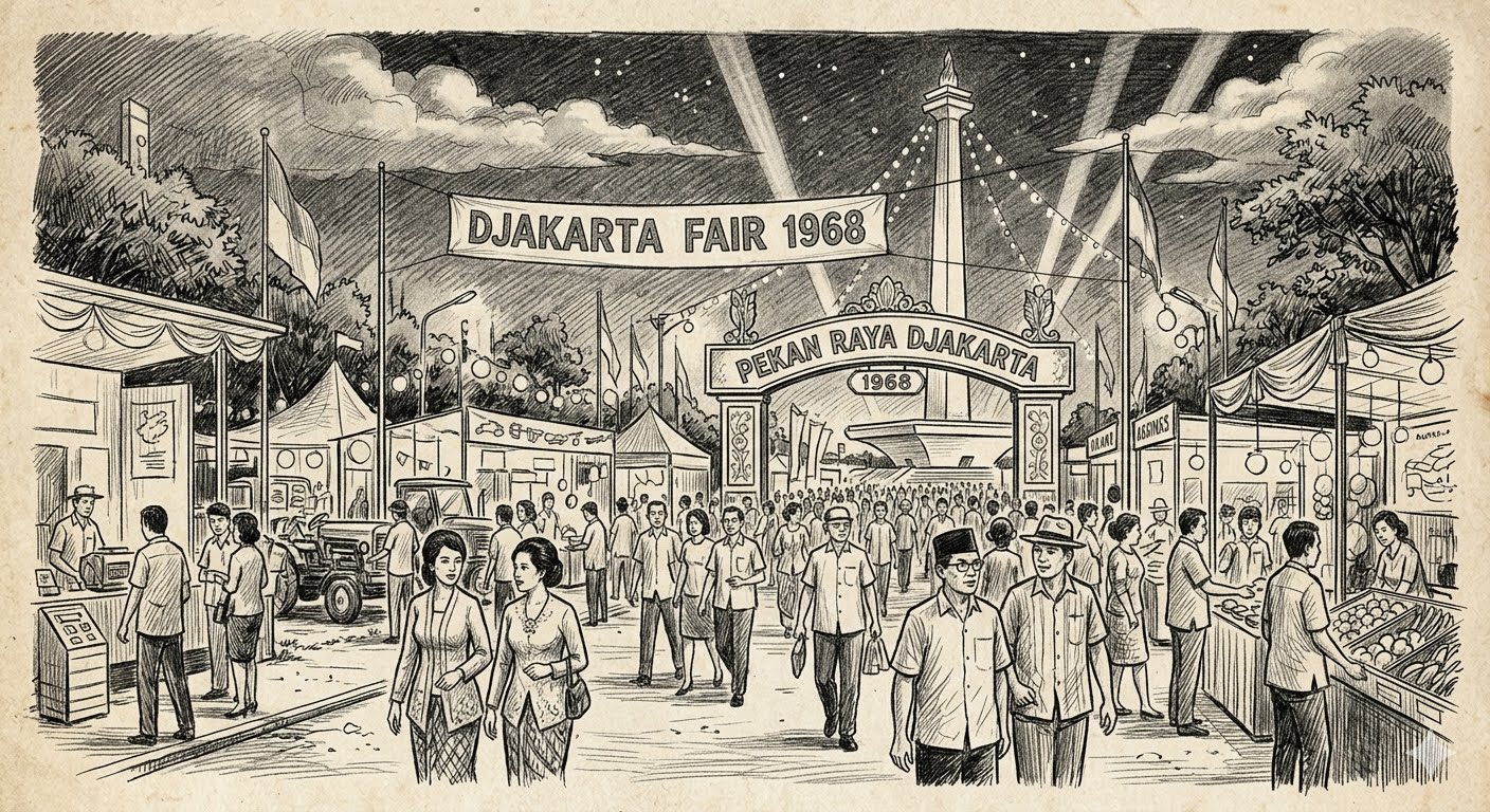 DJEJAK SEJARAH HARI INI 14 JUNI DJAKARTA FAIR 1968 ATAU PEKAN RAYA DJAKARTA